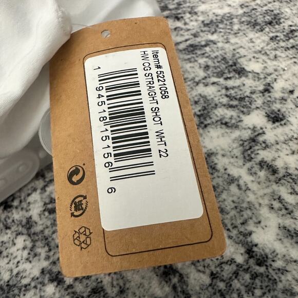 New Callaway Men's White Flexfit 110 One Ten Golf Hat Cap w/ Striped Band & Logo - Picture 4 of 10